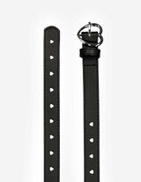 Öv - Bőrhatású - fekete