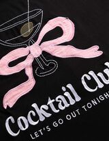 T-Shirt - R&uuml;ckenprint - Schwarz