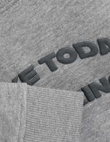 Mikina - Kulatý výstřih - svetle šedá