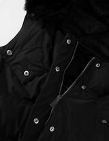 prošiveni kaput - Vodoodbojno - crna