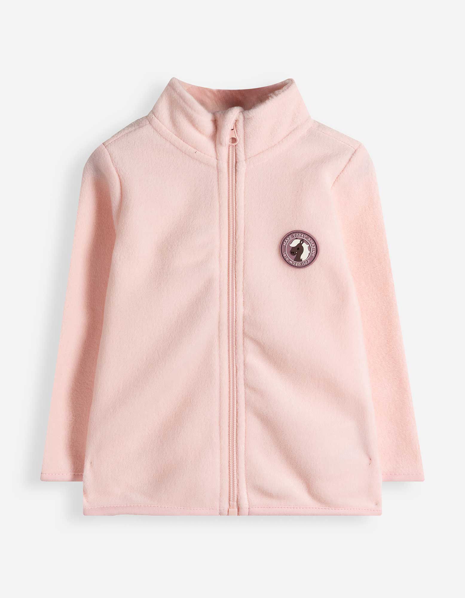 Maille polaire - ros&eacute; tendre 