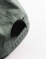Basecap - Kunstleder - dunkelgr&uuml;n