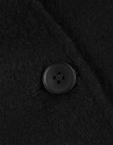 Jakna Caban - Mešanica materialov - crna