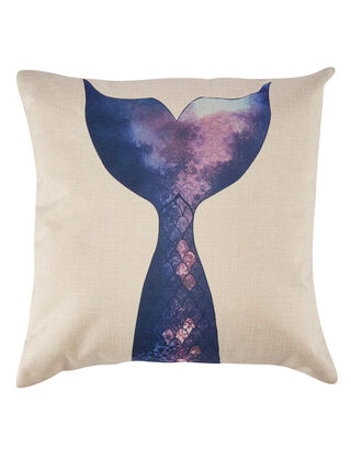 Kissen mit Meerjungfrau-Print