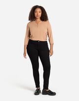 Jegging - Viszkózkeverék - fekete