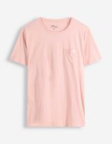 T-Shirt - Brusttasche - rosa