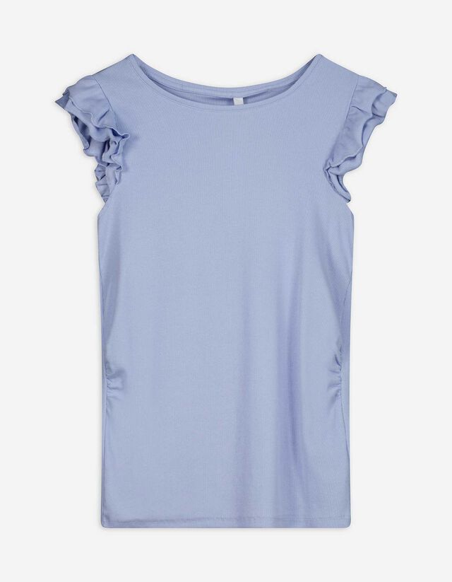 T-shirt - Zwangerschapskleding - lichtblauw