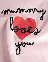 Langarmshirt - Print - rosa