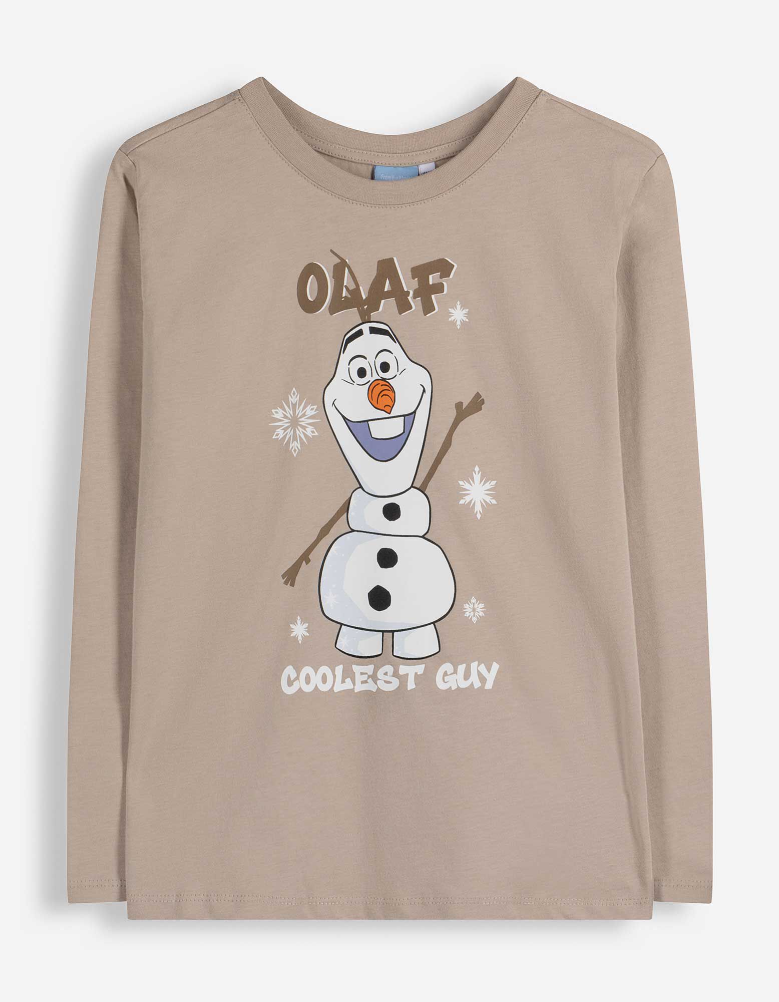Langarmshirt - Frozen - Beige