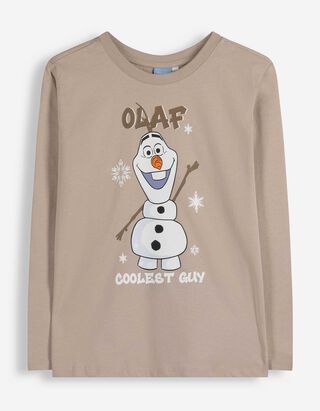 Langarmshirt - Frozen - Beige