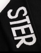 Strickpullover - Oversized Fit - Schwarz