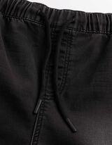 Jeansshorts - Jogger Fit - Grau