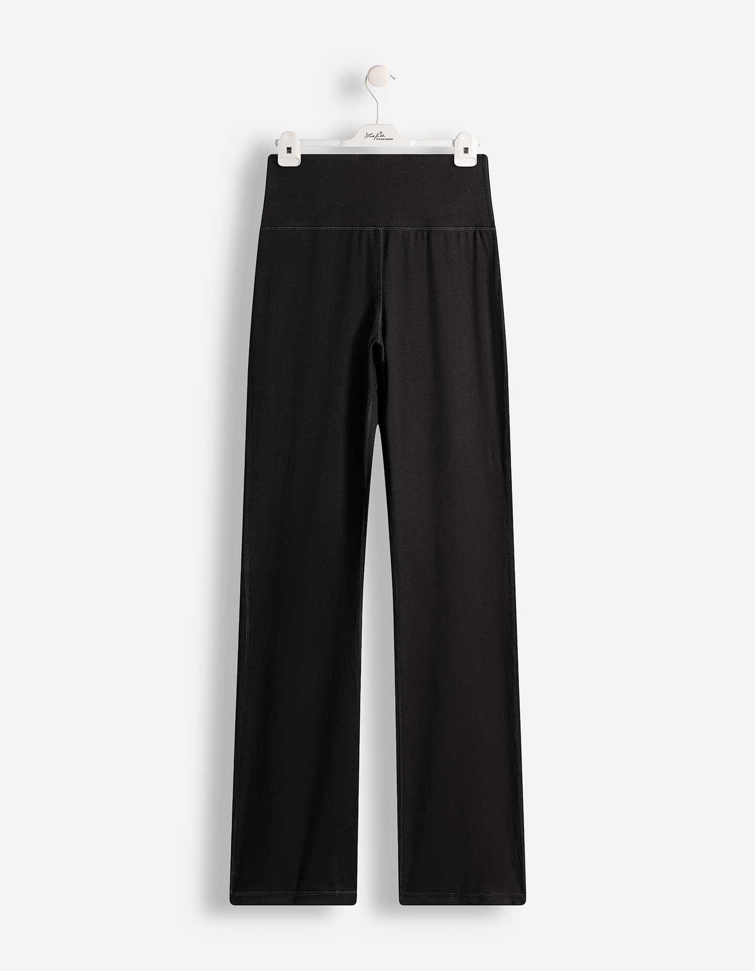 Legging - Uitlopende pasvorm - Zwart