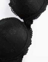 Push-Up-BH - mit Bügel - schwarz