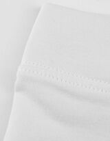 Radlerhose - Elastischer Bund - wei&szlig;