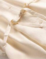 Bluse - einfarbig - Wei&szlig;