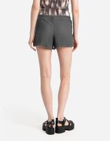 Šortky - Široké nohavice - tmave seda