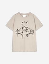 T-shirt - I Simpsons - beige