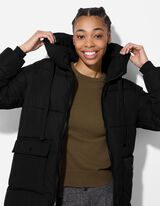 Gewatteerde jas - Waterafstotend - zwart