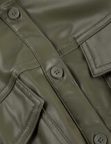 Hemdjacke - PU - dunkelgrün