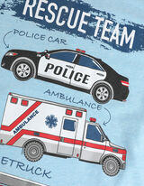 koszulka z długim rękawem - nadruk - jasny niebieski