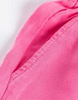 Kratke hlače - Pas za zavezovanje - pink