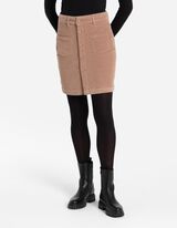 Sijonas - Velvetas - smelio spalvos