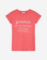 T-shirt - Impression recto - Rouge clair