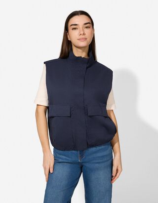 Vesta - Nadměrn&yacute; střih Oversized Fit - tmave modra