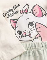 Set aus Langarmshirt und Leggings - Aristocats - wei&szlig;