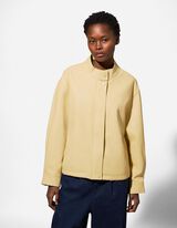 Blouson - Ve&scaron;tačka koža - svetlo-zuta