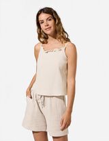 chemisier - Unicolore - beige