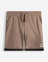 Shorts - Fixierter Beinumschlag - Taupe
