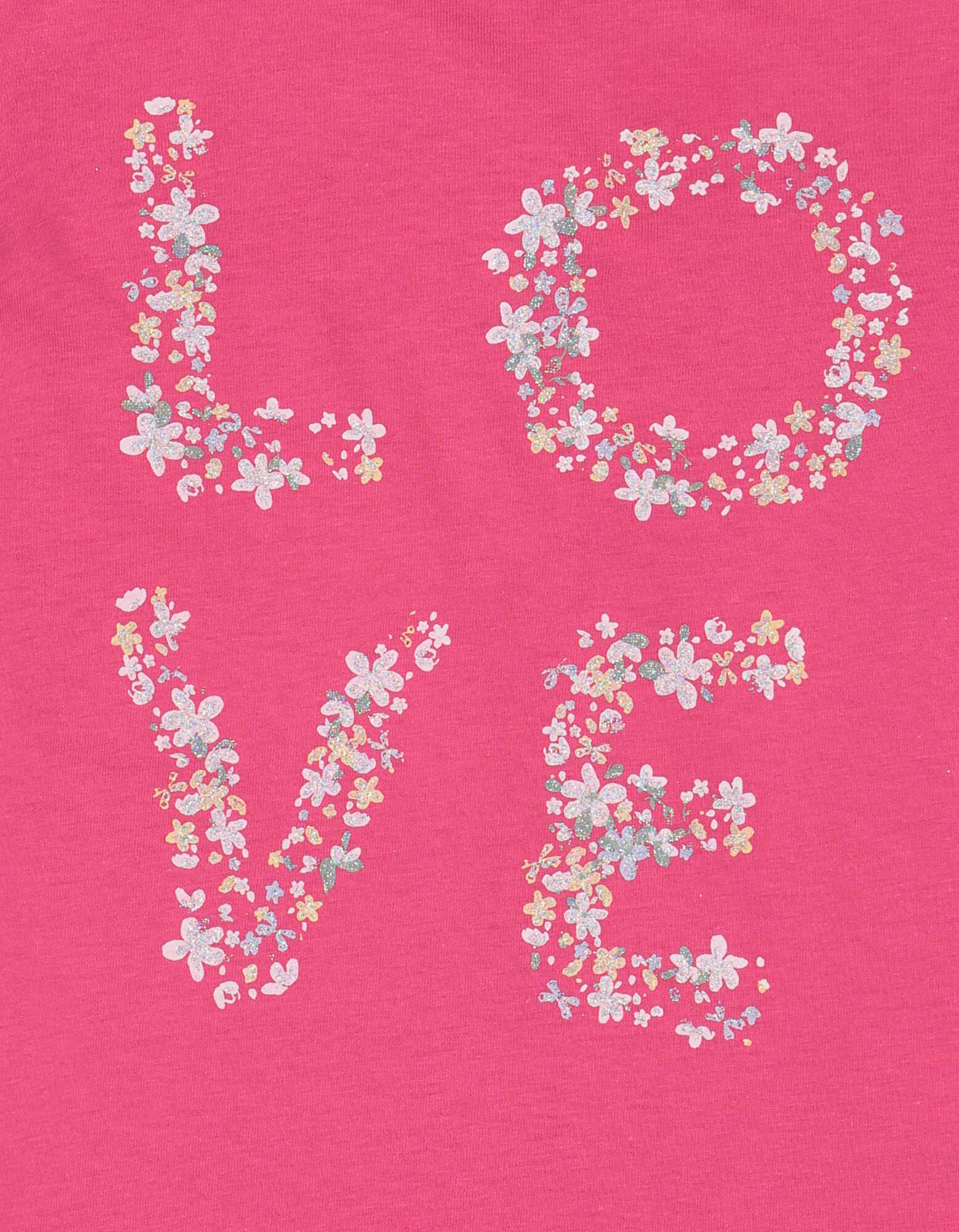T-shirt - Glitterprint - pink
