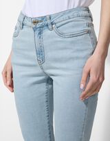 Caprihose - einfarbig - hellblau