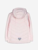 Gewatteerde jas - Reflecterend - roze