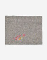 Loop šal - Vezenine - siva