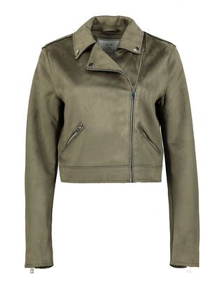 Damen Jacke in Lederoptik