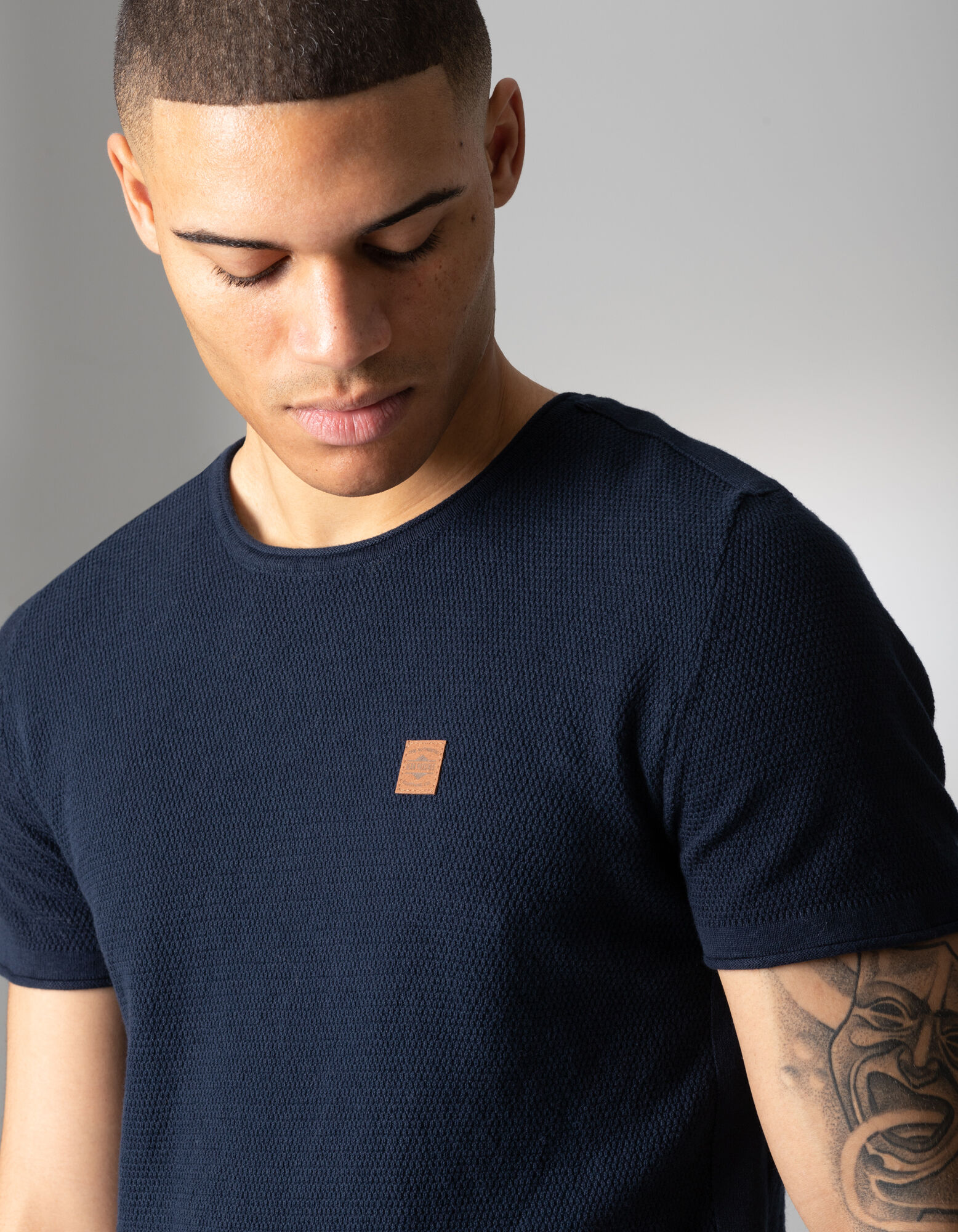 Herren T-Shirt aus Strick