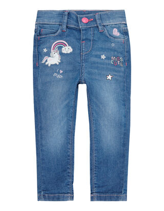 Baby Jeans mit Einhorn Print