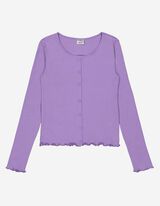 Mädchen Shirt - Knopfleiste