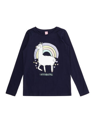 M&auml;dchen Longsleeve mit Print