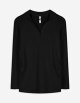 Chemise de maternité - Col de chemise - Noir