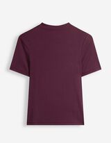 T-shirt - Partie modale - mauve