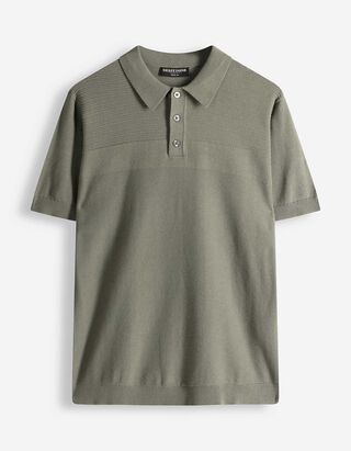 Poloshirt - Regular Fit - dunkelgr&uuml;n