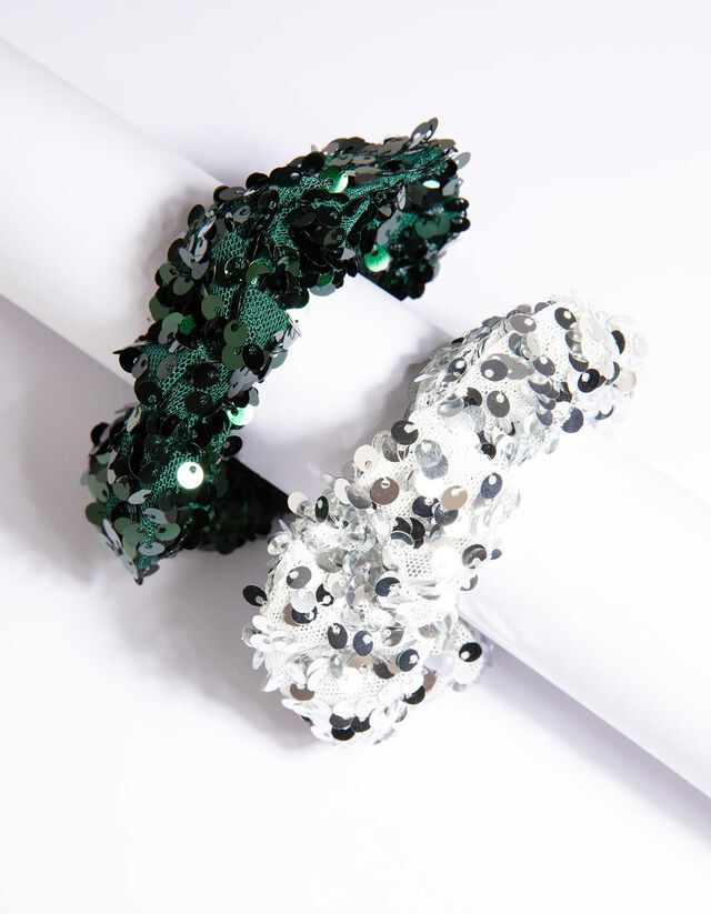 Accessori capelli - Confezione doppia - argento