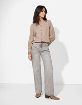 Jeans - Straight fit - grijs