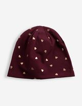 Ensemble bonnet et &eacute;charpe - Jersey - mauve