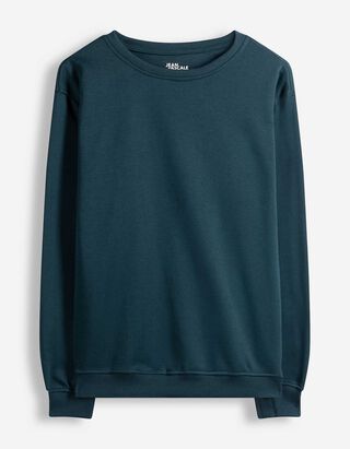 Sweatshirt - Relax Fit - Petrol