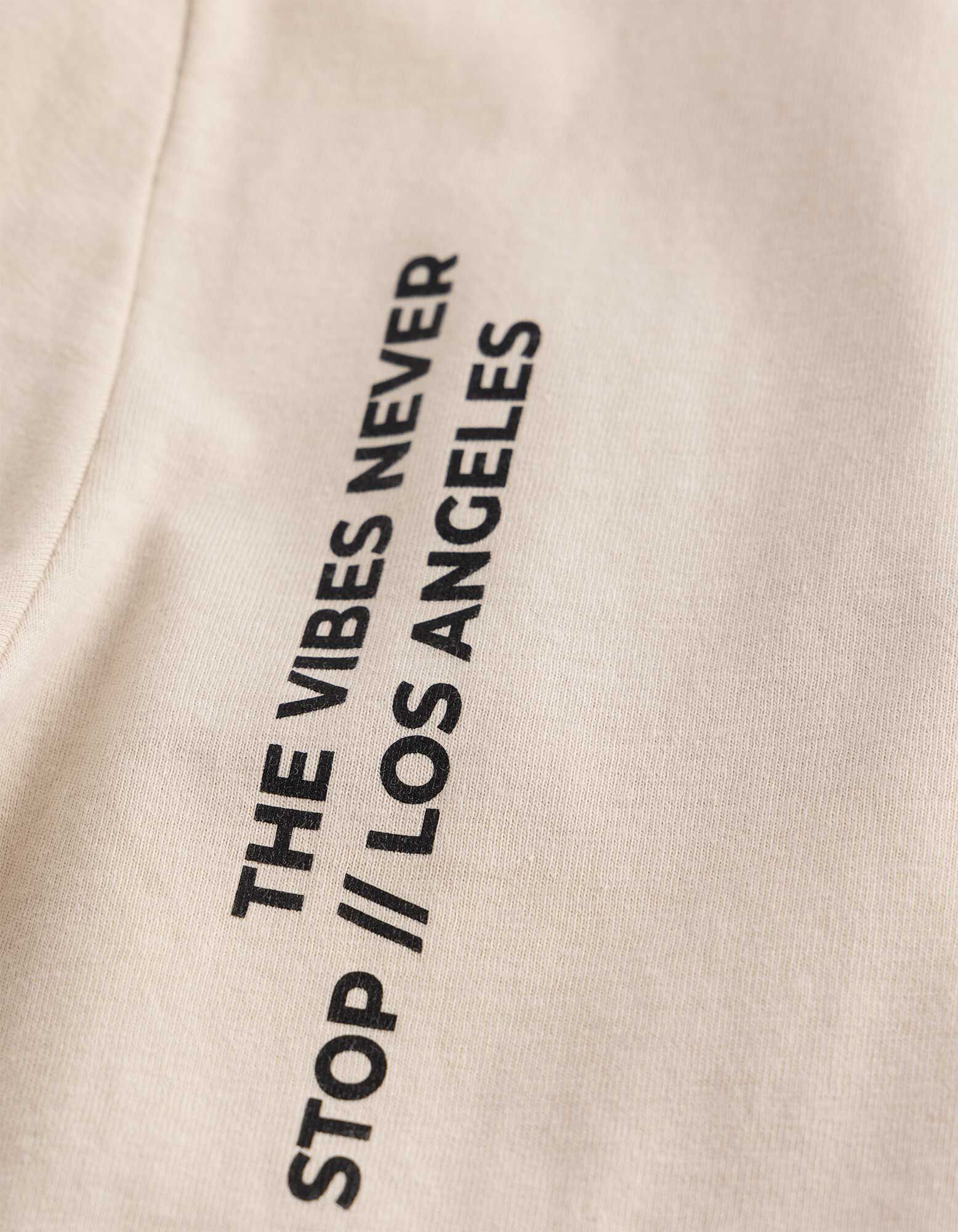 T-shirt - Coupe oversize - Gris clair